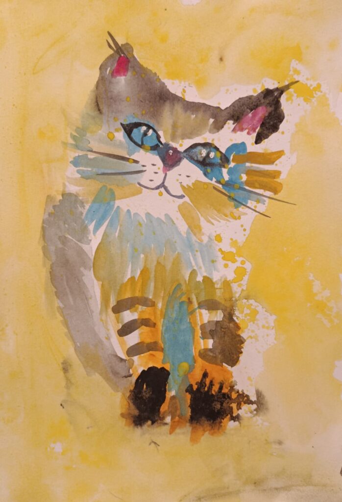 Никита Ярошенко. 4 года. Художники международного уровня из Эммендингена: 35 работ учеников "Чебурашки" и конкурс ARTWorld5.com - 3